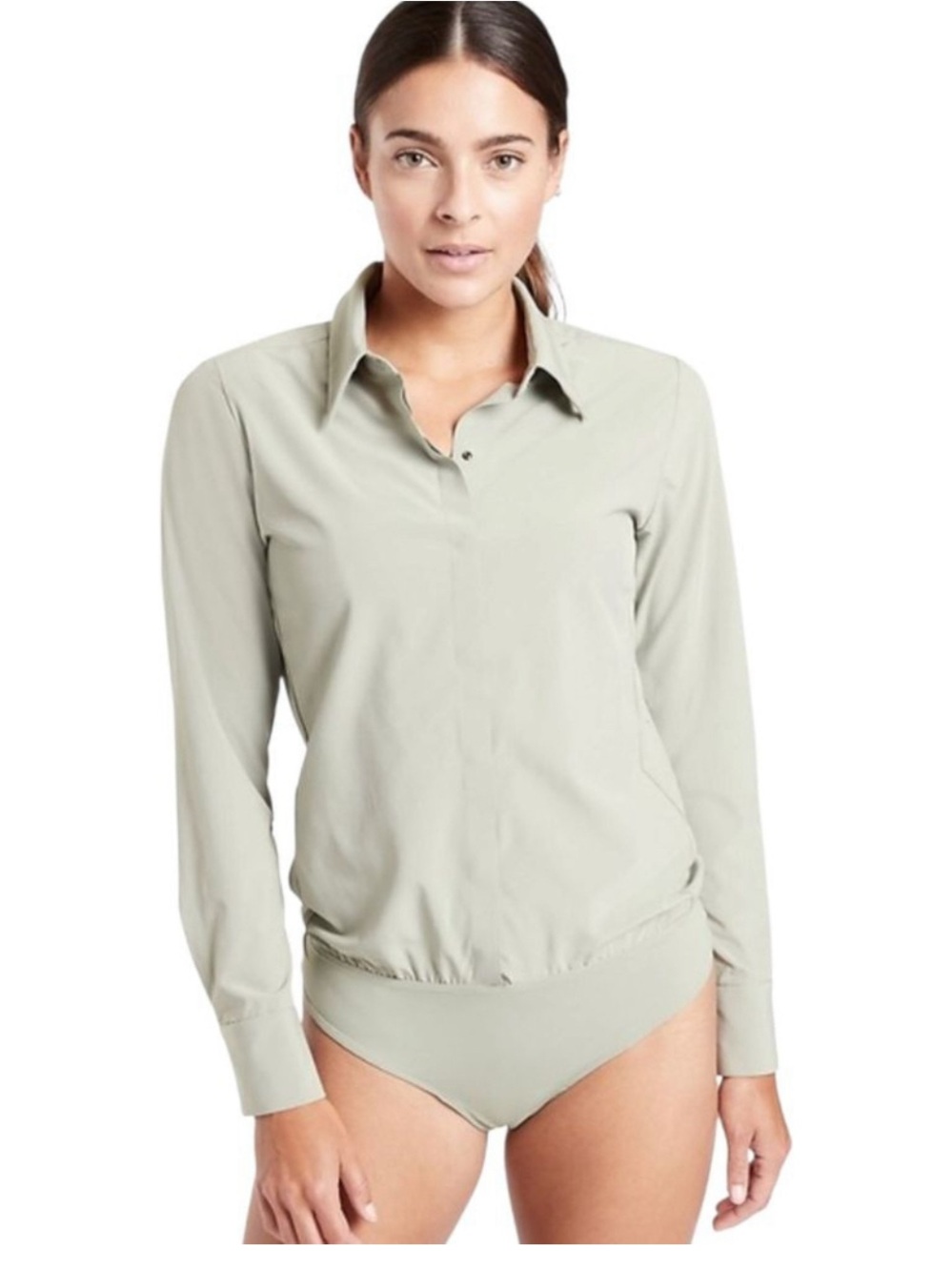Athleta River North Bodysuit - light sage green Size XS - NWT